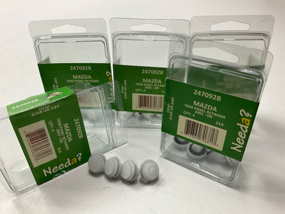 20 Retainers Total - Needa 247092B Door Panel Trim Retainer Clips GJ6R-68-ABX