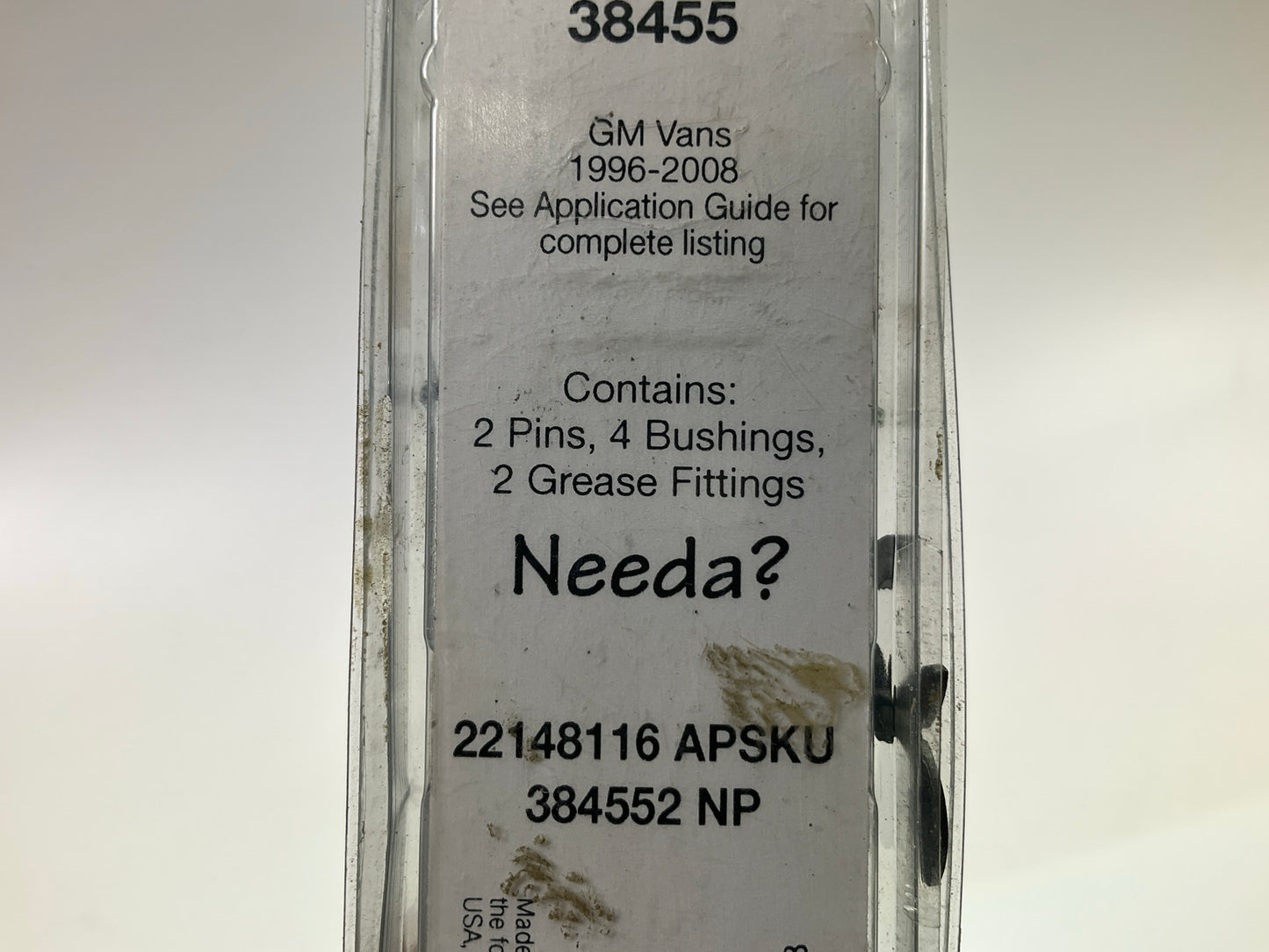 Needa 38455 Side Cargo Door Hinge Pin And Bushing Repair Kit