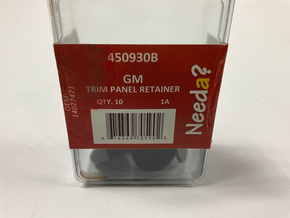Needa 450930B Interior Panel Retainer Clips, Replaces GM # 14027471 - 10 PACK