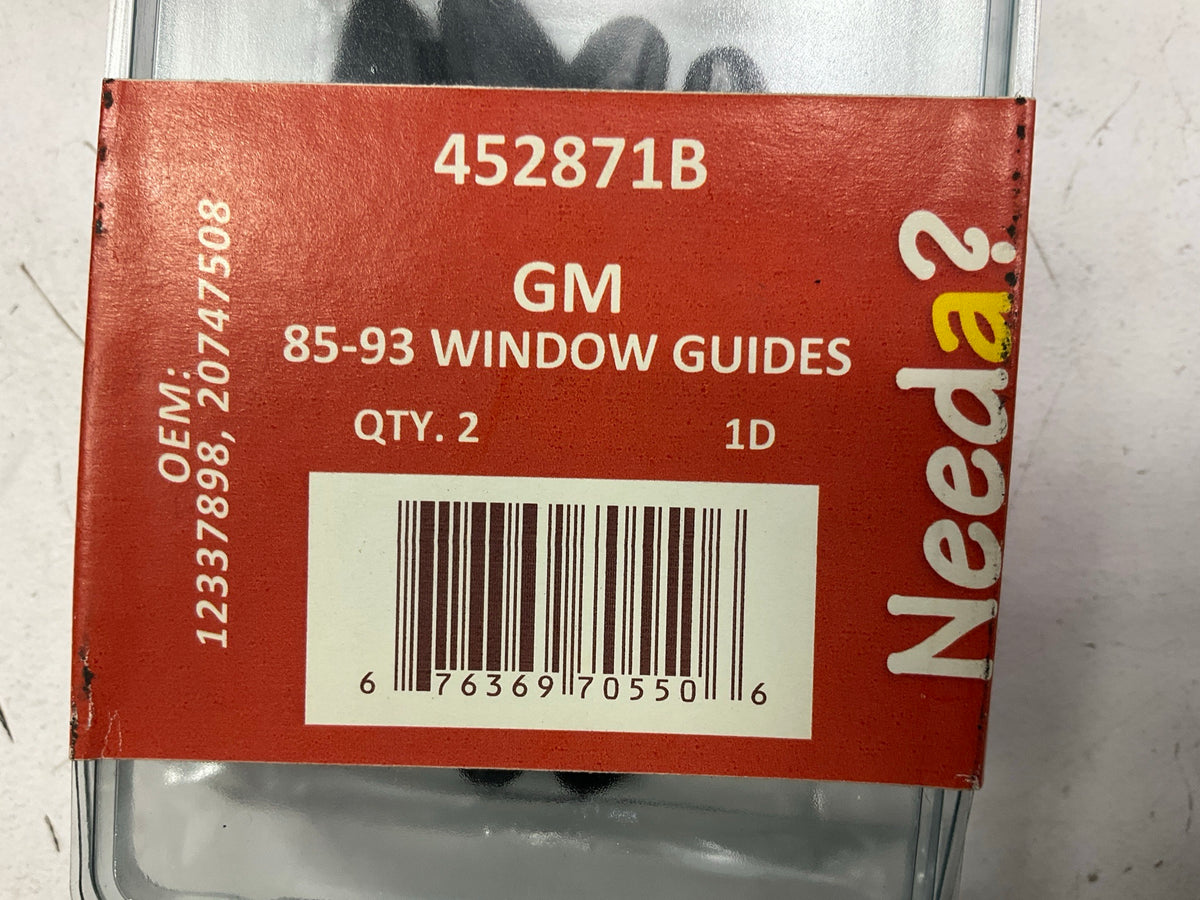 20 PCS - Needa 452871B Glass Window Guide Clips Replaces GM # 12337898, 20747508