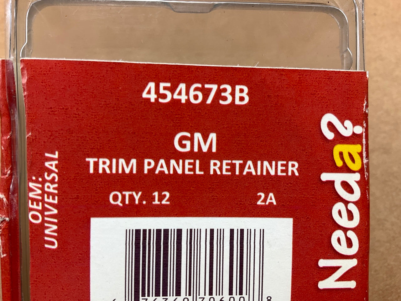 Needa 454673B Universal Trim Panel Retainer For GM - 12 Pack