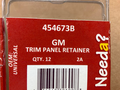 Needa 454673B Universal Trim Panel Retainer For GM - 12 Pack