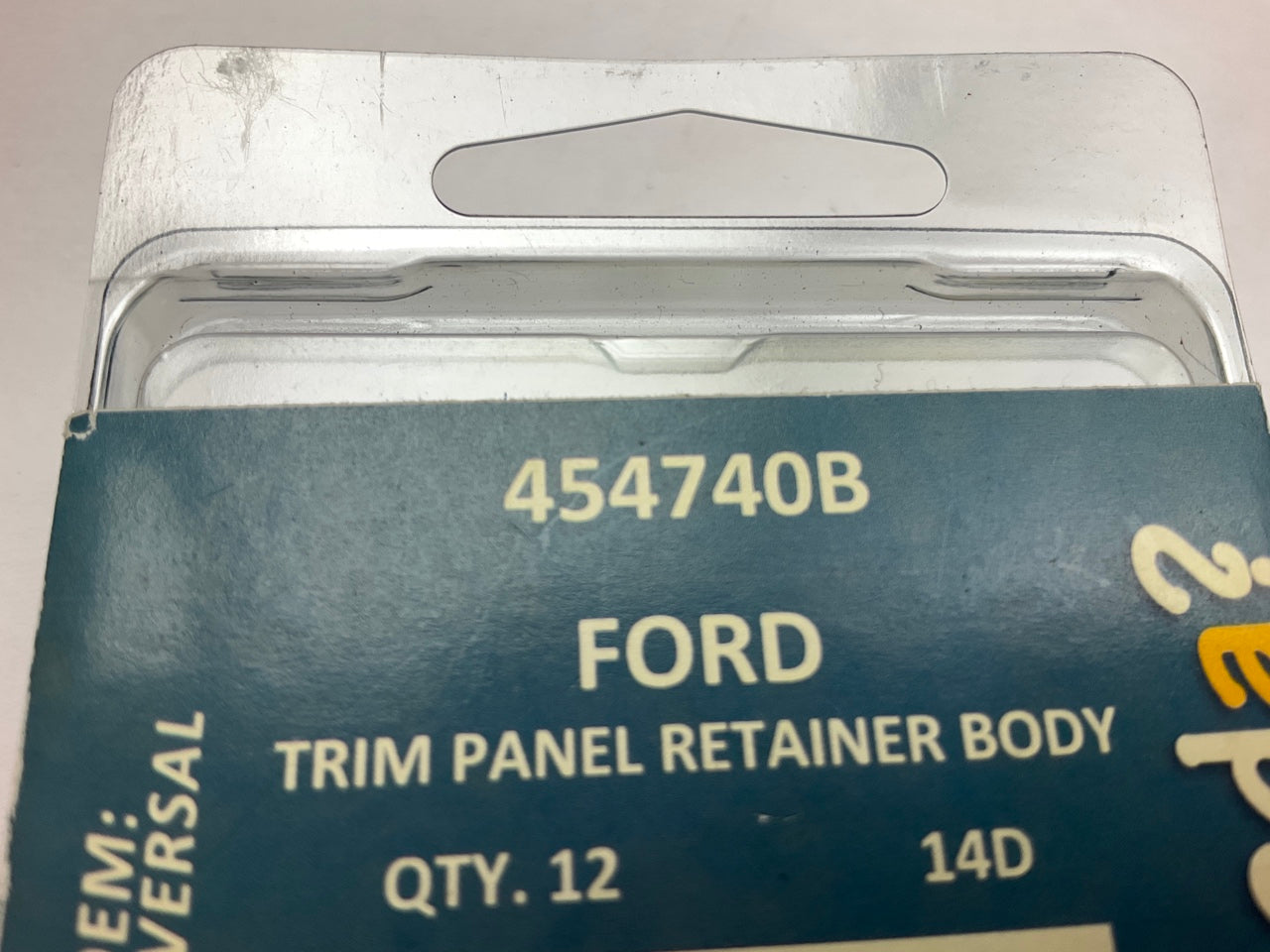 Needa 454740B Trim Panel Fastener Retainer Clips For Ford - 12 Pack