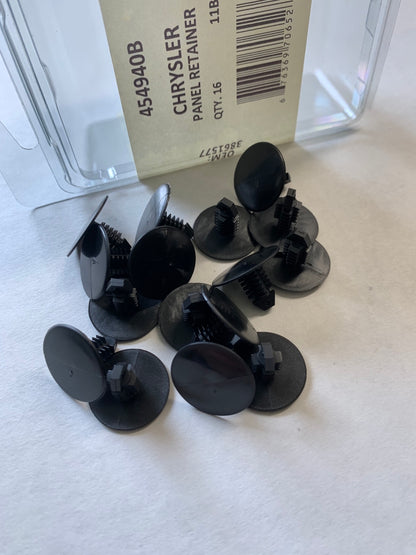 Needa 454940B Grille Molding Retainer Fastener Clips - OEM # 3861577 - 16 Pack