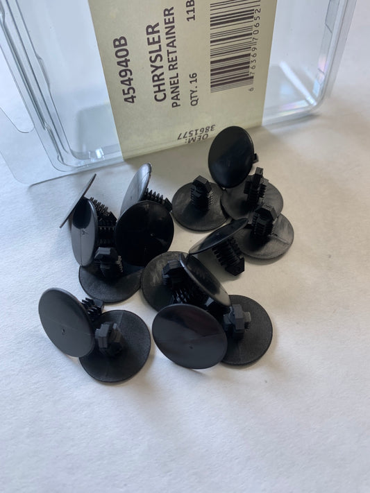 Needa 454940B Grille Molding Retainer Fastener Clips - OEM # 3861577 - 16 Pack