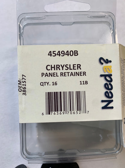 Needa 454940B Grille Molding Retainer Fastener Clips - OEM # 3861577 - 16 Pack