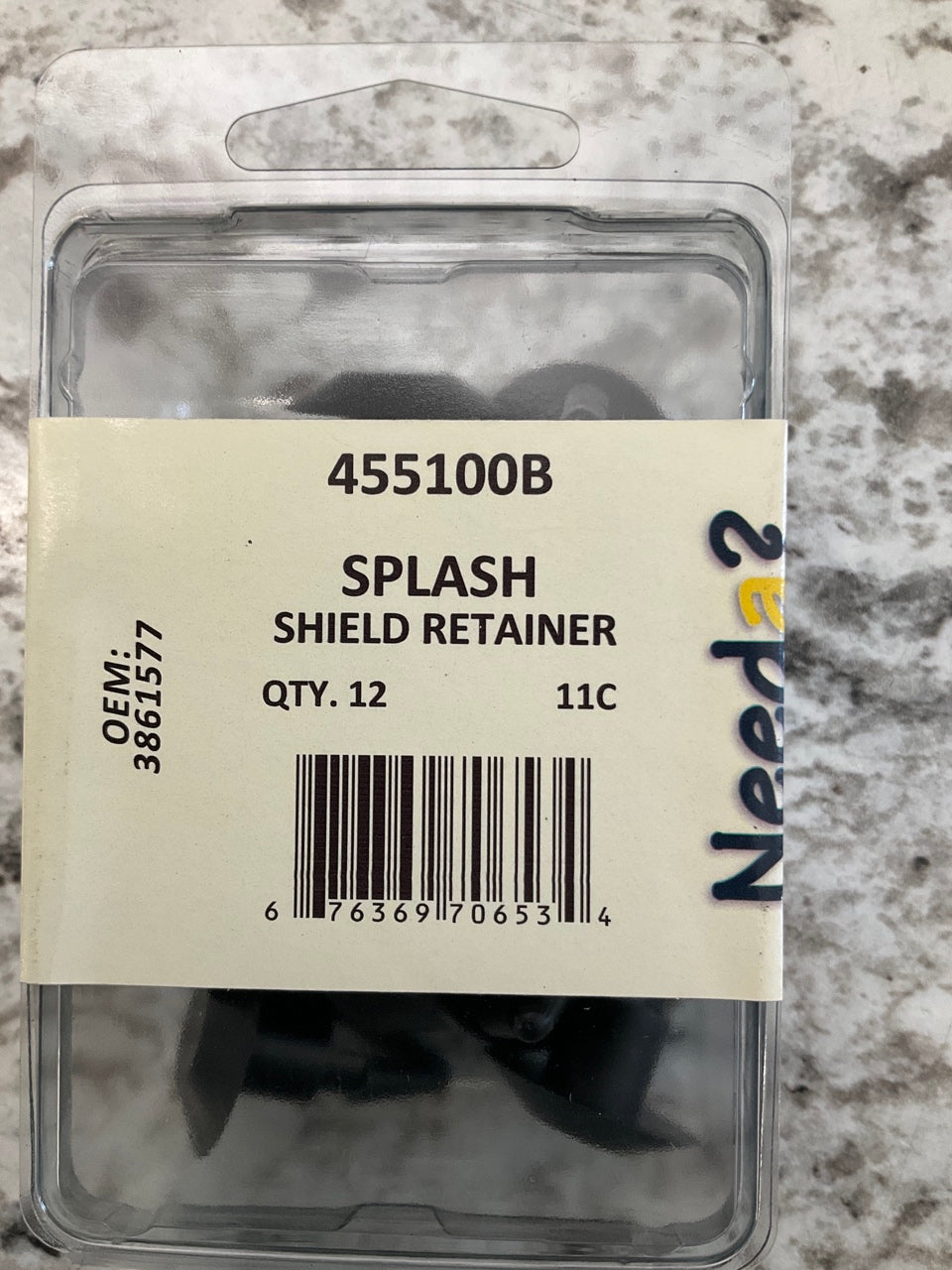 Needa 455100B Trim Panel Retainer Clips Replaces 3861577 - 12 Pack