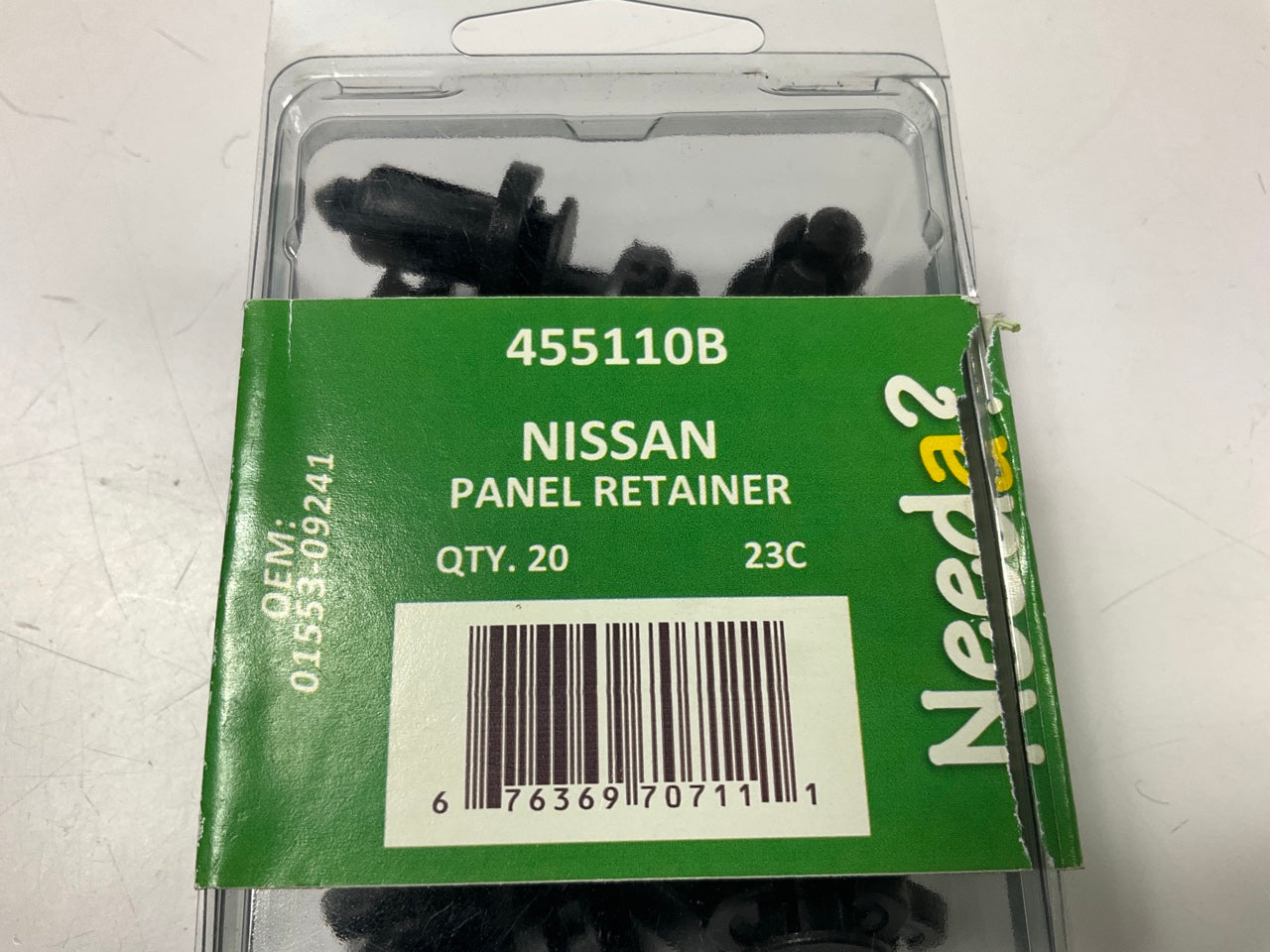 Needa 455110B Bumper Cover Retainer Clips, Replaces 01553-09241 - 20 PACK
