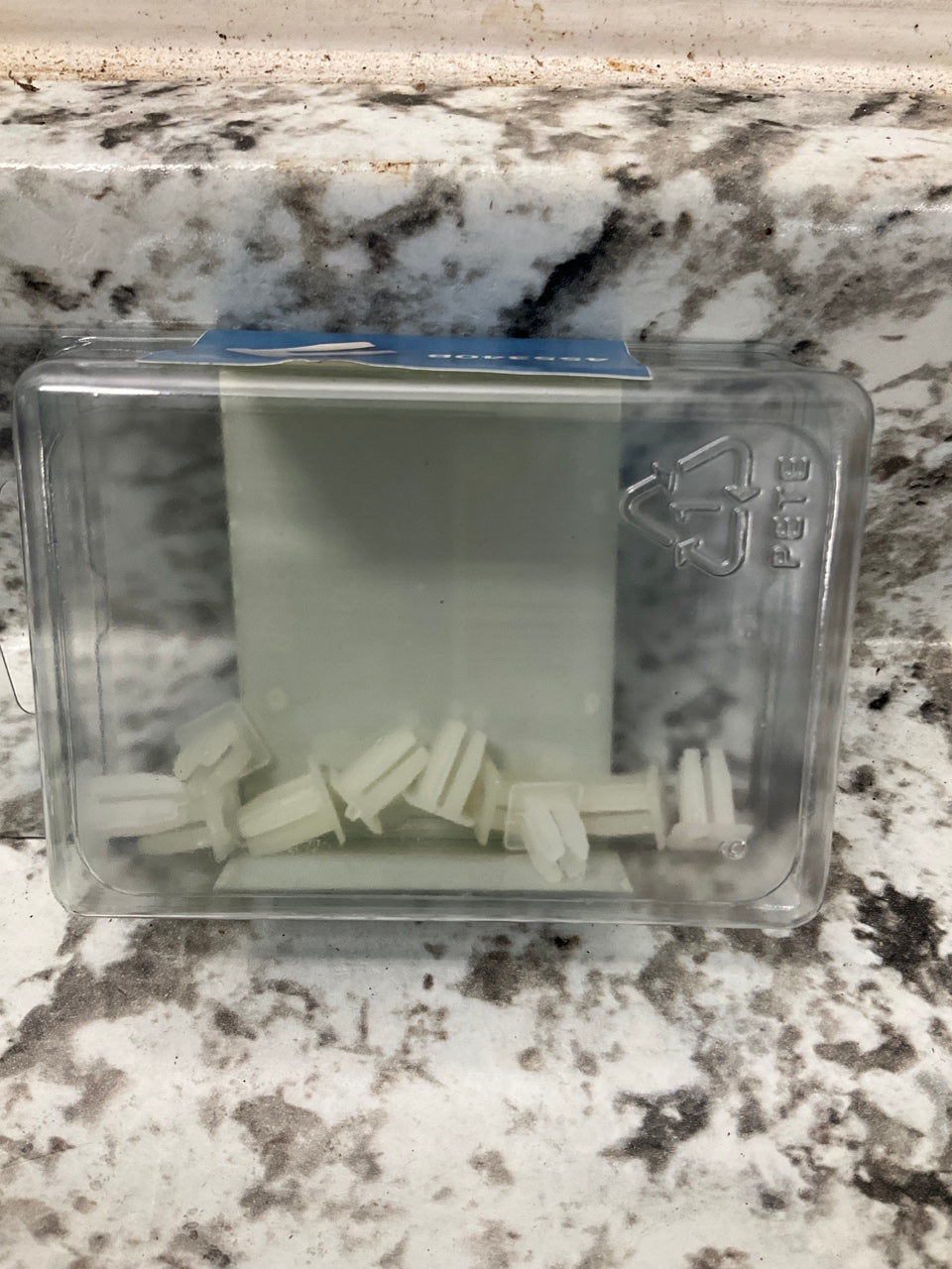 (10) Pc 6.35mm White Nylon Fender Bumper Retainer Clips - Ford Lincoln Mercury