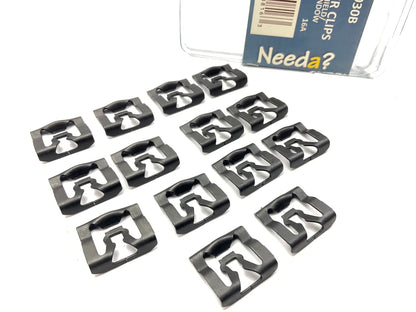 Needa 456030B Reveal Molding Clip Replaces Ford C8AZ63442413A - 12 Pack