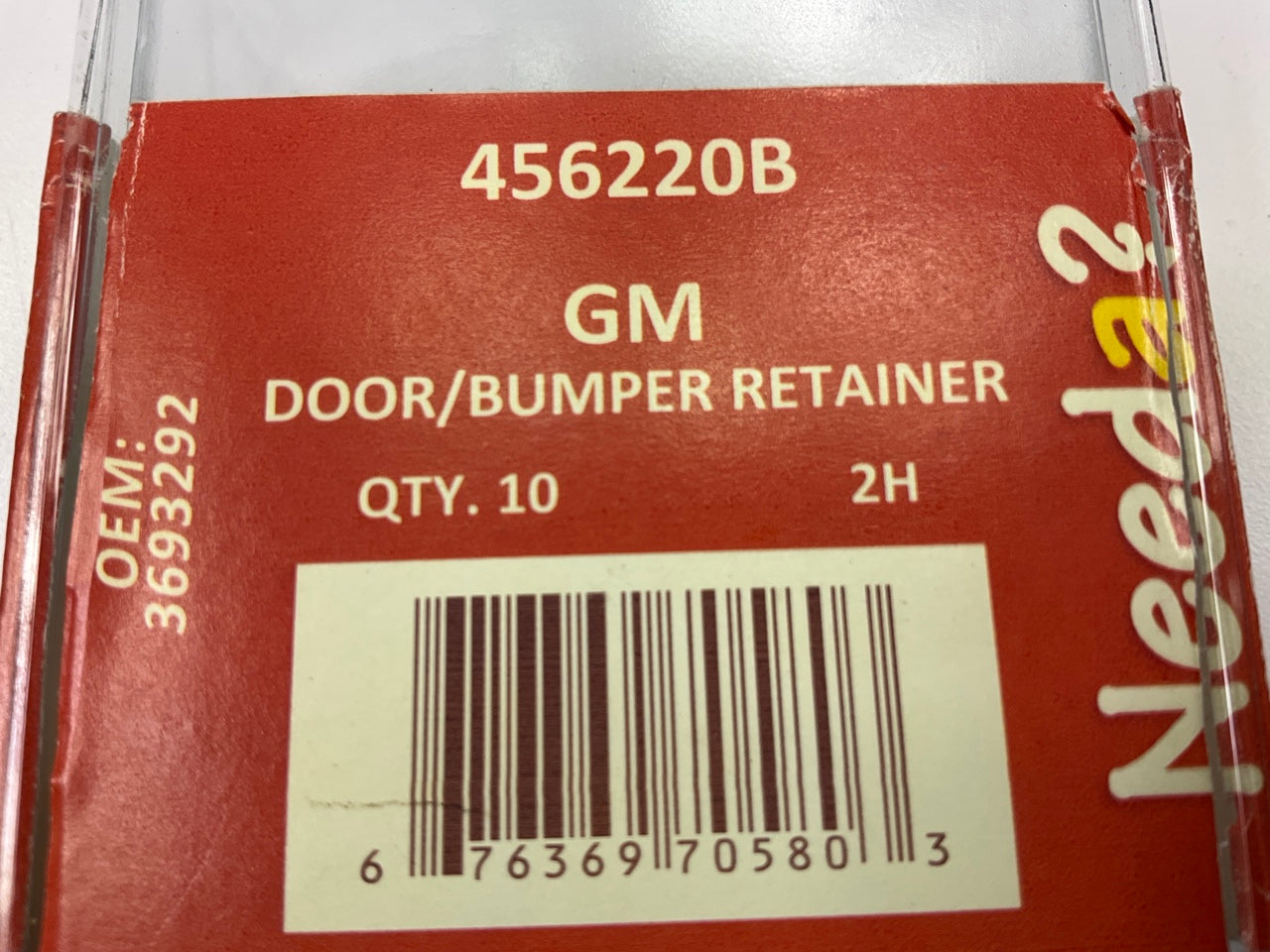 Needa 456220B GM Glove Box Bumper Retainer - 10 Pack