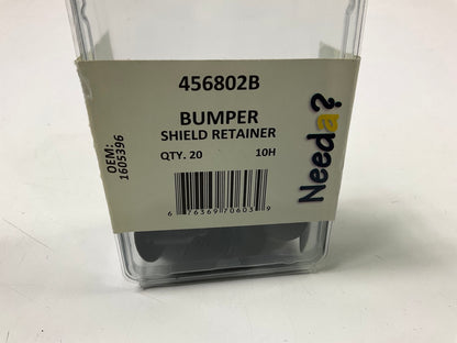 Needa 456802B Bumper Shield Retainer Clips, Replaces # 1605396 - 20 PACK