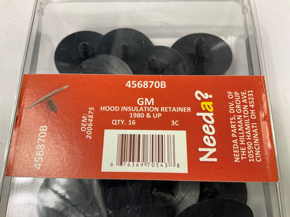 Needa 456870B Hood Insulation Pad Retainer Clips - 16 PACK - 20064875