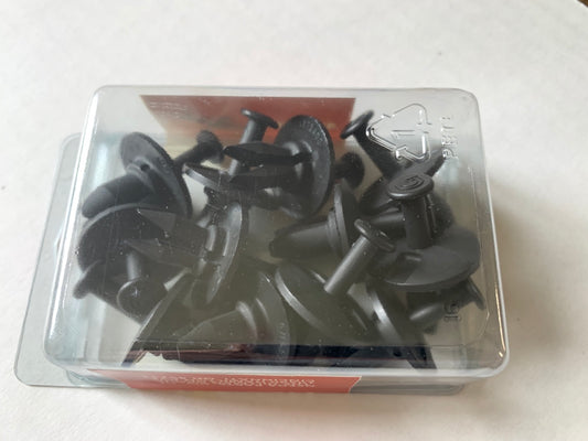 Needa 458130B Trim Panel Fastener Retainer Clips, OEM # 5973400 - 16 Pack