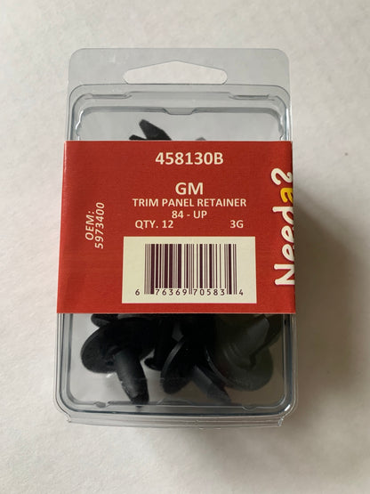 Needa 458130B Trim Panel Fastener Retainer Clips, OEM # 5973400 - 16 Pack