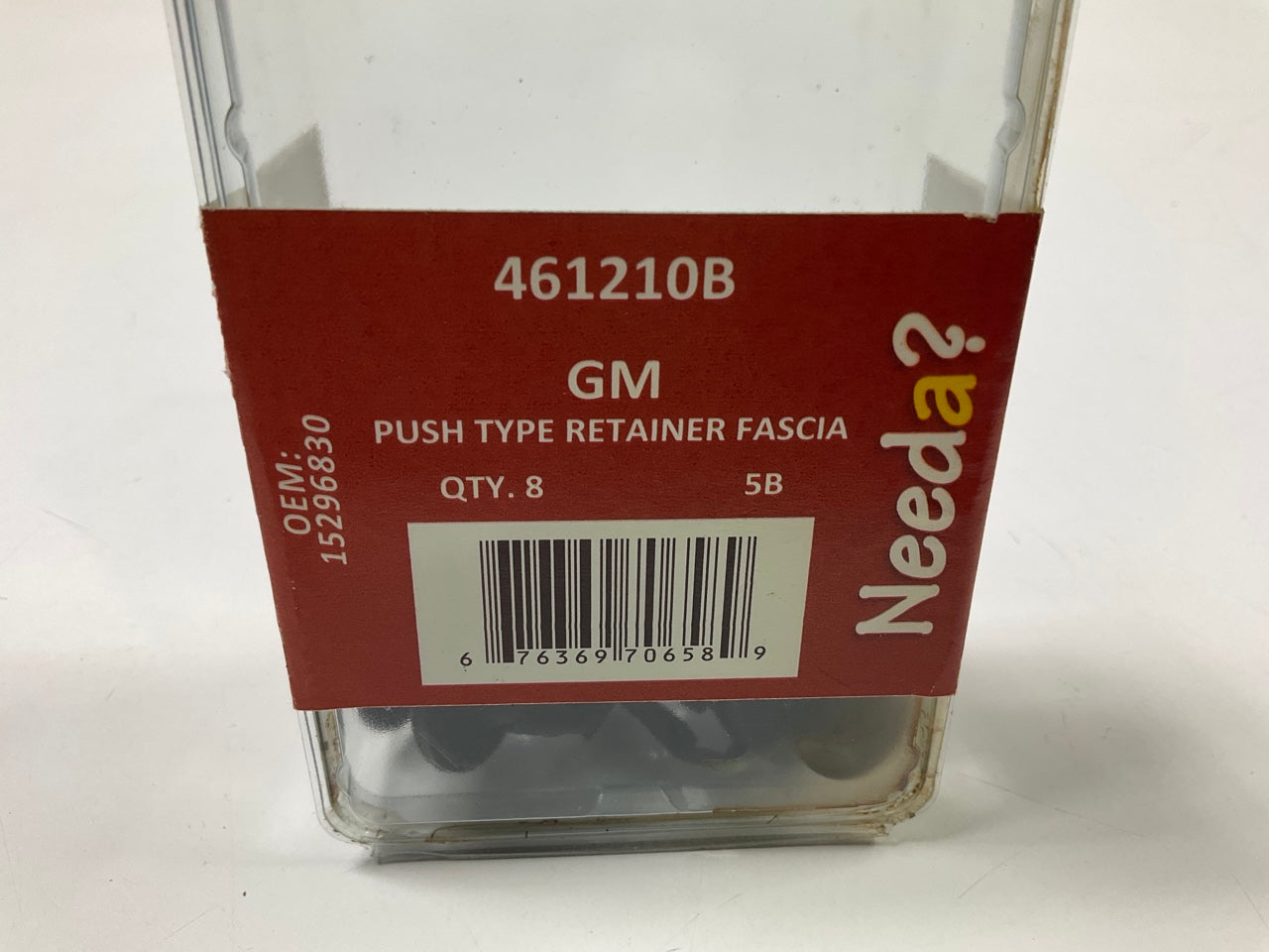 Needa 461210B Push-in Retainer Clips, Replaces GM 15296830 - 8 PACK