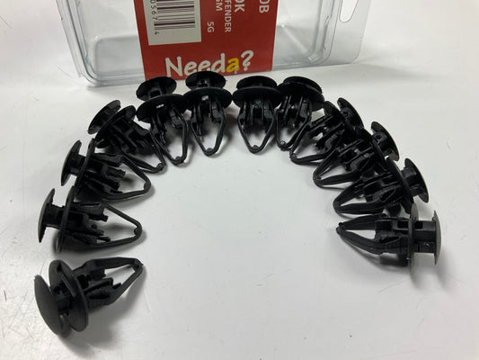 Needa 461300B Bumper / Fender Retainer Trim Clips, 12 / PACK, Replaces 11561368