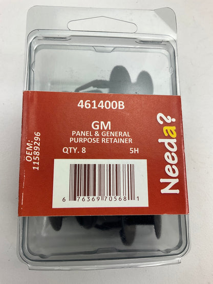 Needa 461400B Fender Liner Retainer Clips, Replaces GM 11589296 - 8 PACK