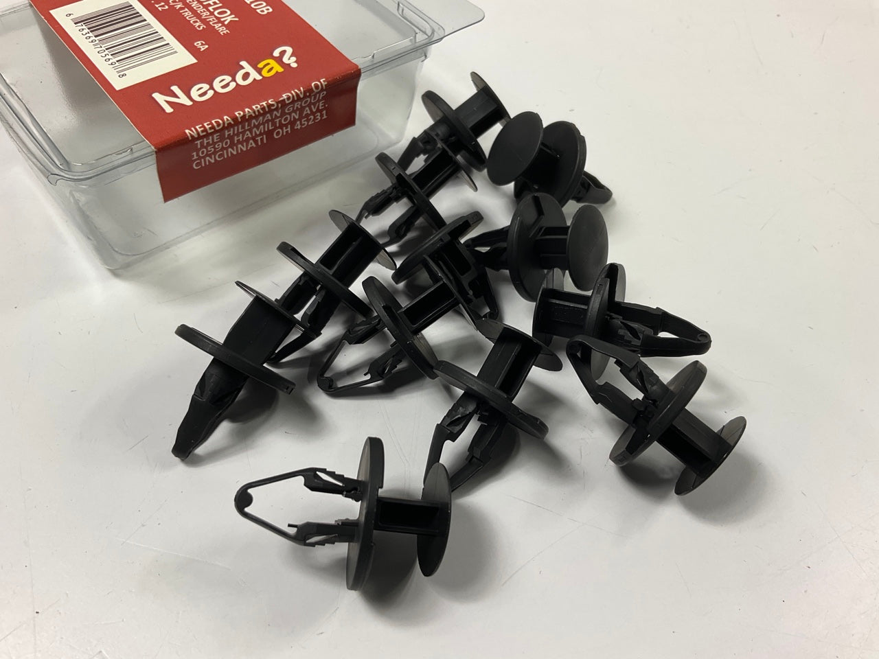 Needa 461410B Exterior Trim Retainer Clips Replaces GM 11589295 - 12 PACK