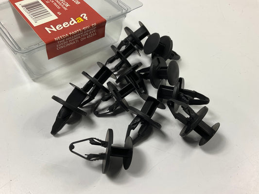 Needa 461410B Exterior Trim Retainer Clips Replaces GM 11589295 - 12 PACK