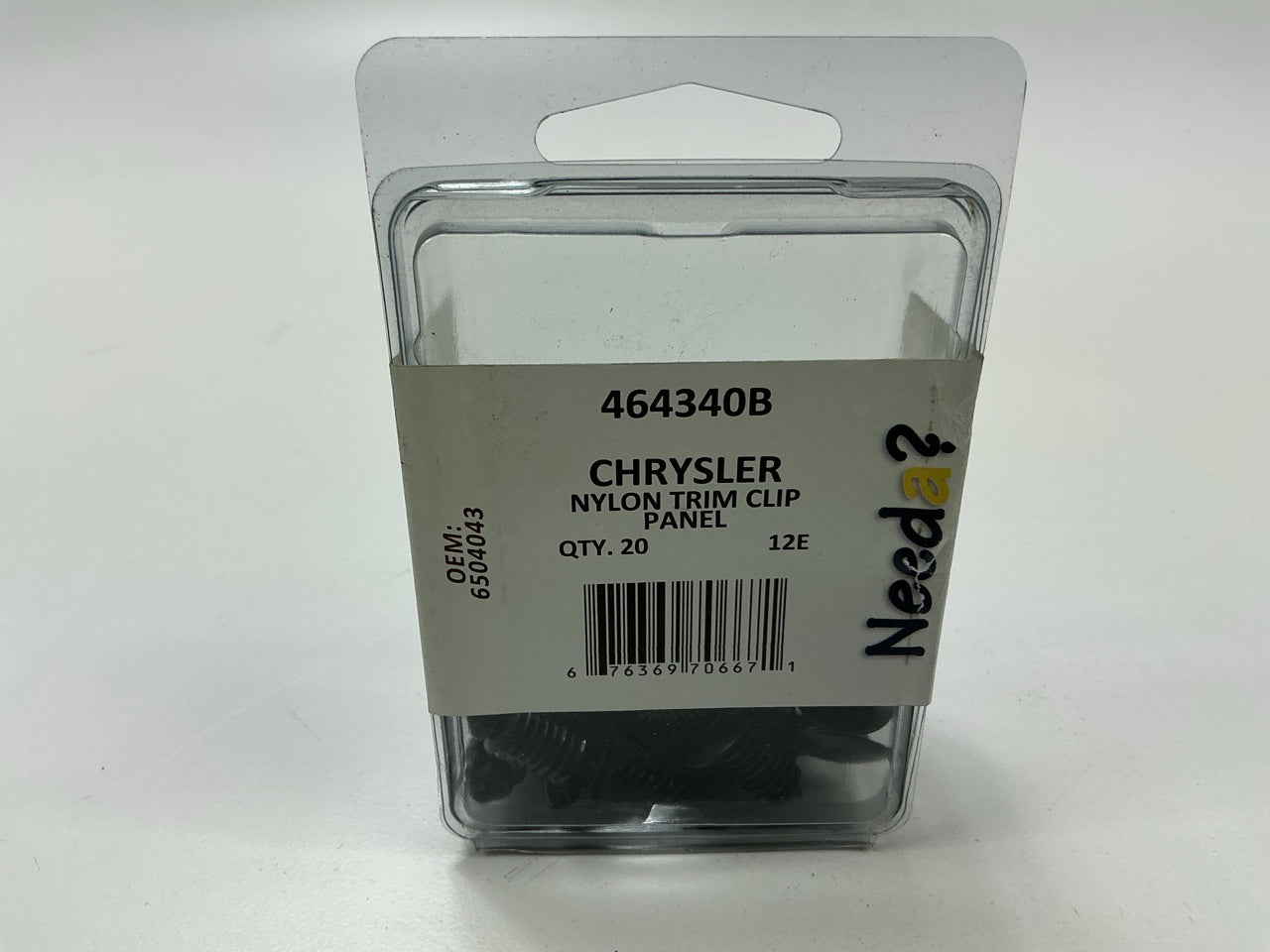 Needa 464340B Quarter Panel Trim Panel Retainer Clips, Pack Of 20