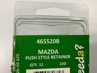 Needa 465520B Door Interior Trim Panel Retainer Clips - 12 Pack