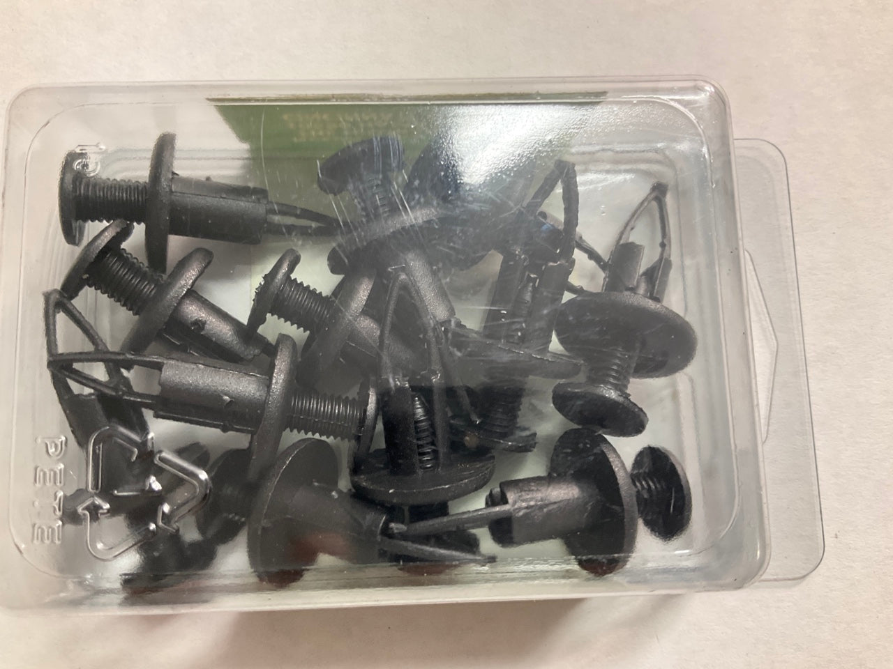 Needa 466030B Bumper Cover & Mud Flaps Trim Panel Retainer Clips, 12 Pieces