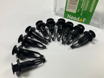 Needa 466090B Bumper Trim Retainer Clips Replaces Toyota 52161-20010, 10 PACK