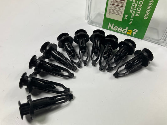 Needa 466090B Bumper Trim Retainer Clips Replaces Toyota 52161-20010, 10 PACK