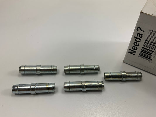 Needa 557773 3/8'' Metal Beaded Fuel Union Fitting - Pack Of 5