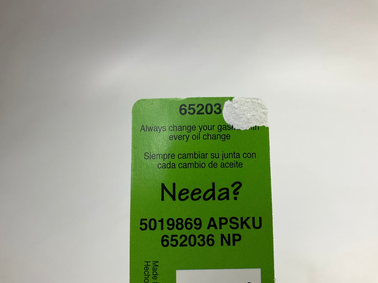 Needa 65203 Oil Drain Plug - 1/2''-20 - MAGNETIC