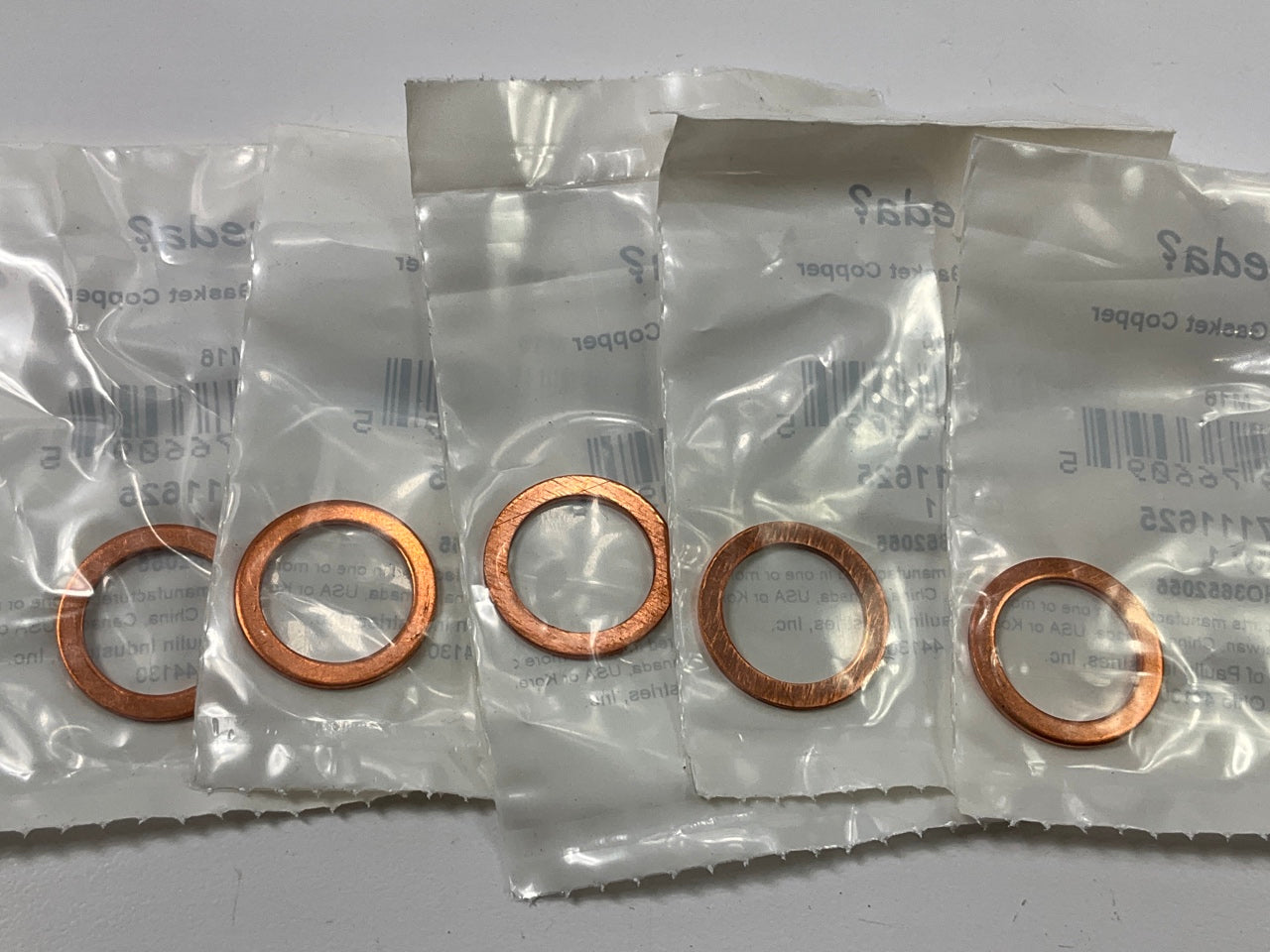 (5) Needa 67111625 Differential Drain Plug Seal Washers