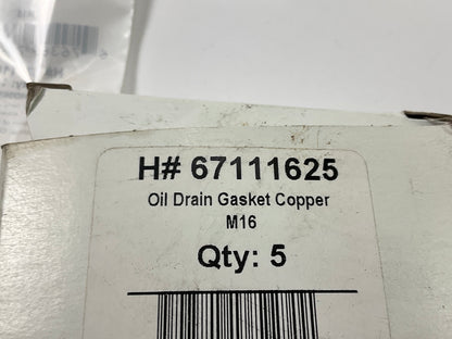 (5) Needa 67111625 Differential Drain Plug Seal Washers