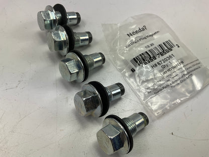 (5) Needa 6720361 Engine Oil Drain Plug 1/2''-20