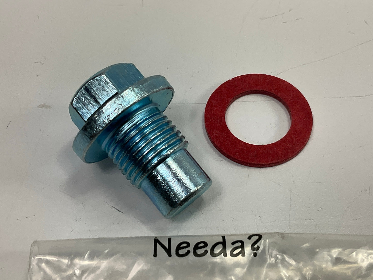 Needa 6721961 Engine Oil Drain Plug & Gasket, M16 X 1.50 Pilot Point