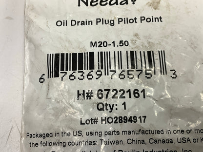 Needa 6722161 Automatic Transmission Fluid Filler Plug - M20-1.50 Thread
