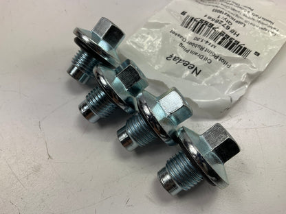 (4) Needa 6728561 Oil Drain Plug,  PILOT POINT, M14x1.5 Thread