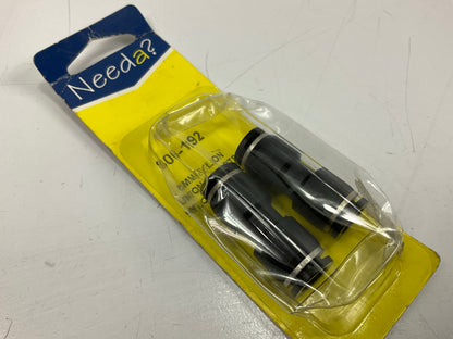 Needa 8mm Fuel Line Connector Fitting Nylon Tubing Shark Bite Union, 2 / PACK