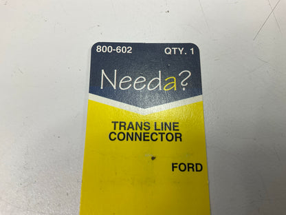 Needa 800-602 Automatic Transmission Oil Cooler Coolant Line Connector 3/8''