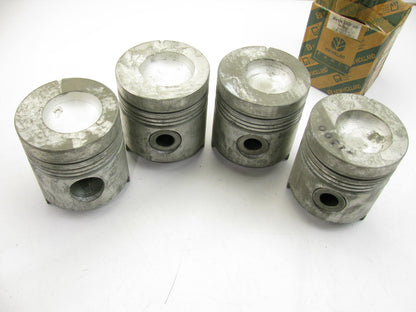 (4) NEW - OEM  D4NN-6108-AD Engine Piston .030'' For 3610 5000 5610 5900 Diesel