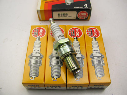 (4) NGK B6EB Spark Plugs - 1980-1982 Honda Prelude, 1980-1983 Accord