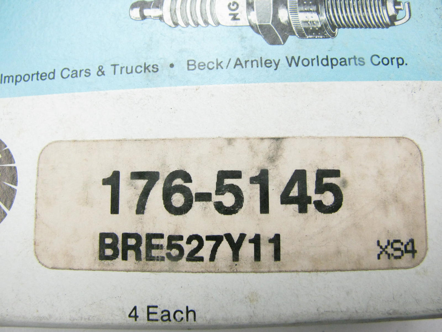 (x4) NGK BRE527Y11 Spark Plugs  For 1983-1984 Toyota Starlet