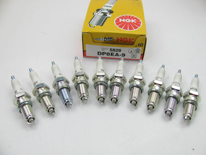 (10) NGK 5829 DP8EA-9 Nickel Spark Plugs ATV, Powersport