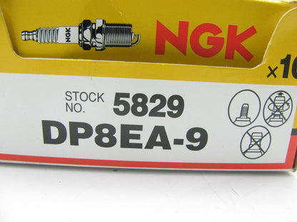 (10) NGK 5829 DP8EA-9 Nickel Spark Plugs ATV, Powersport