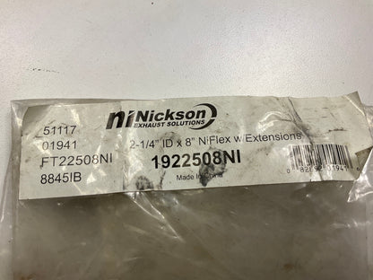 Nickson 01941 Exhaust Flex Connector, 2-1/4'' ID X 8'', Stainless Steel