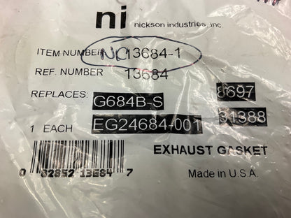 Nickson 13684-1 Exhaust Pipe Flange Gasket