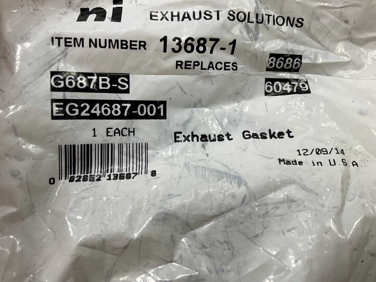 Nickson 13687-1 Exhaust Pipe Flange Gasket