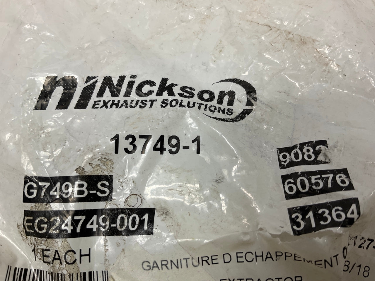 Nickson 13749-1 Exhaust Pipe Flange Gasket