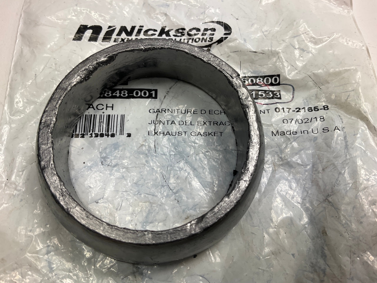 Nickson 13848-1 Exhaust Pipe Flange Donut Gasket