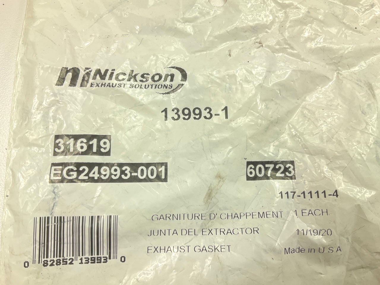 Nickson 13993-1 Exhaust Pipe Flange Gasket